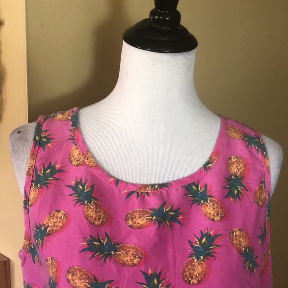 INGEAR RESORT sz XXLarge Pineapple Graphic Tankdress Beach Resort Summer $59 NEW - Picture 12 of 16